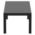 thumbnail image 3 of Compamia Vegas 118" Extendable Resin Patio Dining Table in Black, 3 of 8