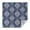 Blue and White, variant on Blue Geometric Pattern with Elephants Square Tablecloth,Waterproof Square Table Cover,Wipeable Spillproof Washable Table Cover for Home Kitchen Party Decor 60"x60"(152x152cm)