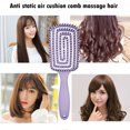 thumbnail image 3 of Ygjytge Peine Masajeador Dientes Anchos Peines Antiestáticos Para Peinar El Cabello Liso (Púrpura Ygjytge Para estrenar, 3 of 9