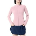 thumbnail image 3 of Meichang Women's Sun Protection Jacket UPF 50+ Lightweight Long Sleeve Sun Shirt Summer Outdoor Running Workout Hiking Full Zip Sunscreen Jackets, 3 of 5