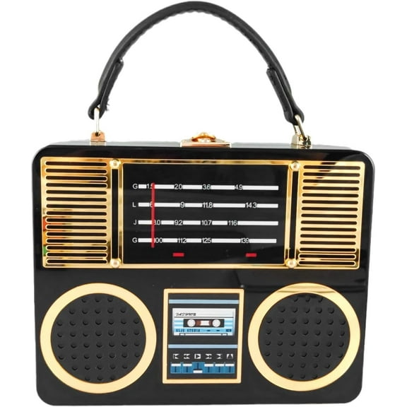 Baguery Novelty Acrylic Shoulder Bag for Women, Designer Box Clutch Tote Purse & Crossbody Evening Bag