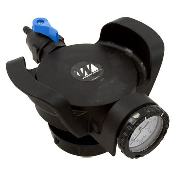 Swimming Pool Filter Pressure Relief Valve Assembly with Gauge -6730, Replacement for -4230, Fits Most Pool Filters