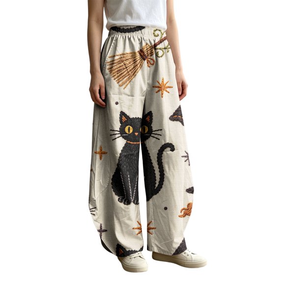 Bovemsi Womens Sweatpants Wide Leg Barrel Baggy Trousers, Elastic High Waist Casual Pants With Pockets Fashion Outfits Clothes M Multicolor