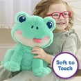 thumbnail image 4 of Playskool Playtime Pals Frog Plush Stuffed Animal, Soft Material, Kids Ages 12 Months and up, 4 of 8