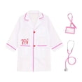 thumbnail image 1 of Disfraz de médico para niños, juego de rol, disfraces de enfermera, actividad de aprendizaje, juego de simulación 140 cm, 1 of 9