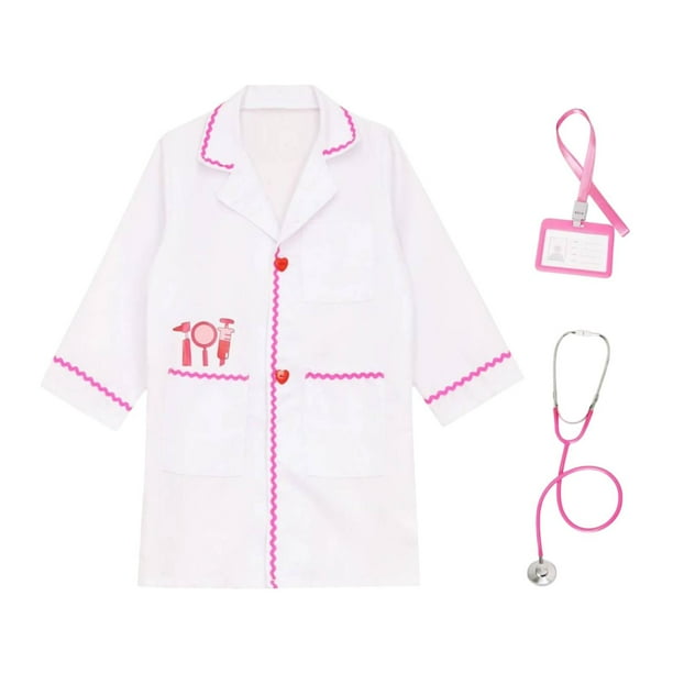 Disfraz de médico para niños, juego de rol, disfraces de enfermera, actividad de aprendizaje, juego de simulación 150 cm