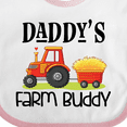 thumbnail image 4 of Inktastic Daddy Farm Buddy Cute Tractor Boys or Girls Baby Bib, 4 of 4
