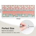 thumbnail image 5 of Pink Pioneer Flower Striped Pattern Kitchen Rug Mat,Kitchen Runner Rugs Non Skid Washable,Decorative Kitchen Floor Mats for Kitchen,Sink,Laundry,17"X47", 5 of 5