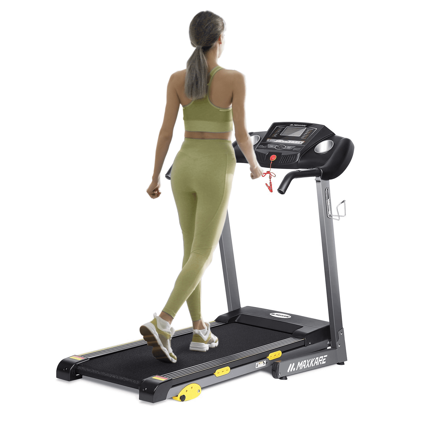 Foldable Manual Treadmill Walking Jogging Running Machine Fittness Traning UK 