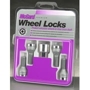 McGard 27000 Chrome Bolt Style Cone Seat Wheel Locks (M14 x 1.5 Thread Size) - Set of 4