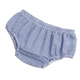 thumbnail image 2 of FYMNSI Newborn Baby Diaper Cover Shorts Pants Unisex Print Bloomers Cloth Diapers Kids Toddler Cute Infant Underwear One Size Blue Plaid1, 2 of 3