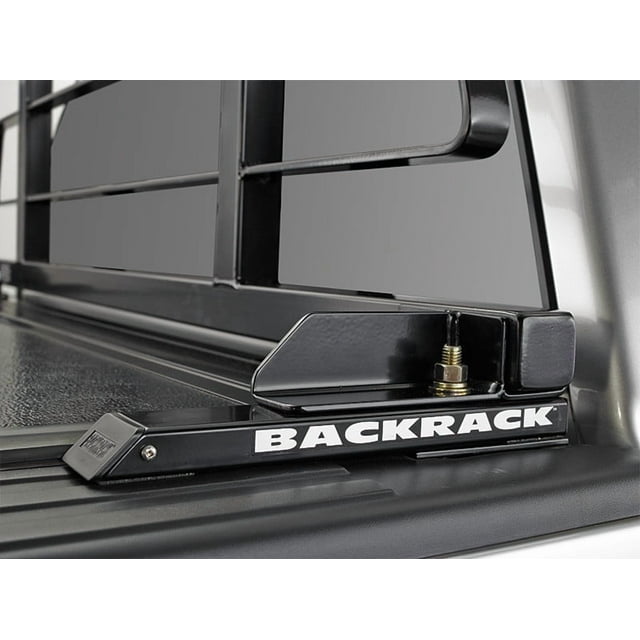 Fits 2015-2023 Ford F-150 BackRack Headache Rack Mounting Kit 40123 For Back Rack Headache Racks; Black; With Rail Plates/Hardware