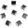 thumbnail image 3 of 8pcs Ice Cubes Whiskey Stones Quick Freezing Reusable Stainless Steel Whiskey Stones for Home Restaurant Kitchen Your Favorite Beverage 27mm, 3 of 5