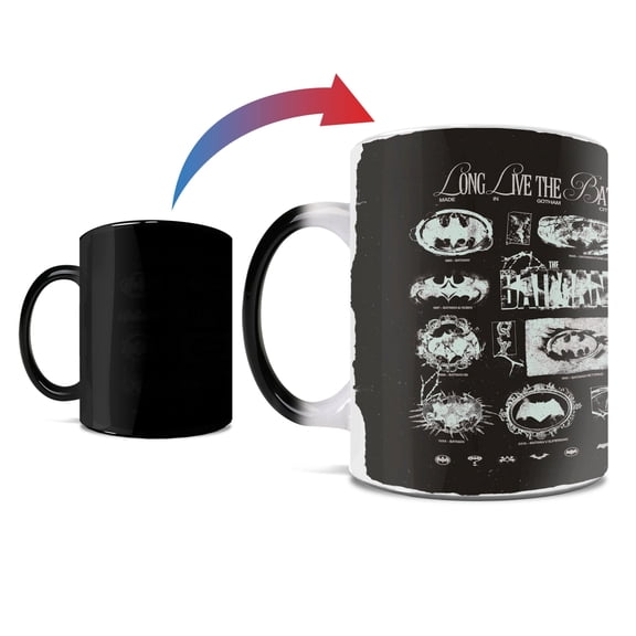 Batman 85th Anniversary (Long Live the Bat) 11 oz Morphing Mugs® Heat-Sensitive Mug Heat- Sensitive Mug MMUG1640