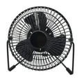 thumbnail image 1 of Ventilador de escritorio con reloj USB LED, ventilador de mesa con retención en tiempo real, mini ventilador portátil para Temperatura de 4 pulgadas, 1 of 9