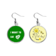 thumbnail image 1 of Comer queso deseo vida Pendiente Sol Flor Pendiente Joyas Moda Unbranded M, 1 of 3