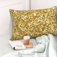 thumbnail image 6 of Disketp Pillow Covers Glitter Gold Pattern Throw Pillow Case Cushion Covers,Cushion For Bedroom,Couch,Home-20"X30", 6 of 9