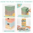 thumbnail image 3 of Juego de apilamiento WOODENFUN 48 piezas - Bloques de colores, 3 of 6