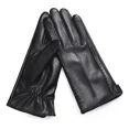 thumbnail image 1 of Guantes De Piel Negros Para Mujer Térmicos Y Suaves, 1 of 6