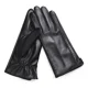 thumbnail image 1 of Guantes De Piel Negros Para Mujer Térmicos Y Suaves, 1 of 6