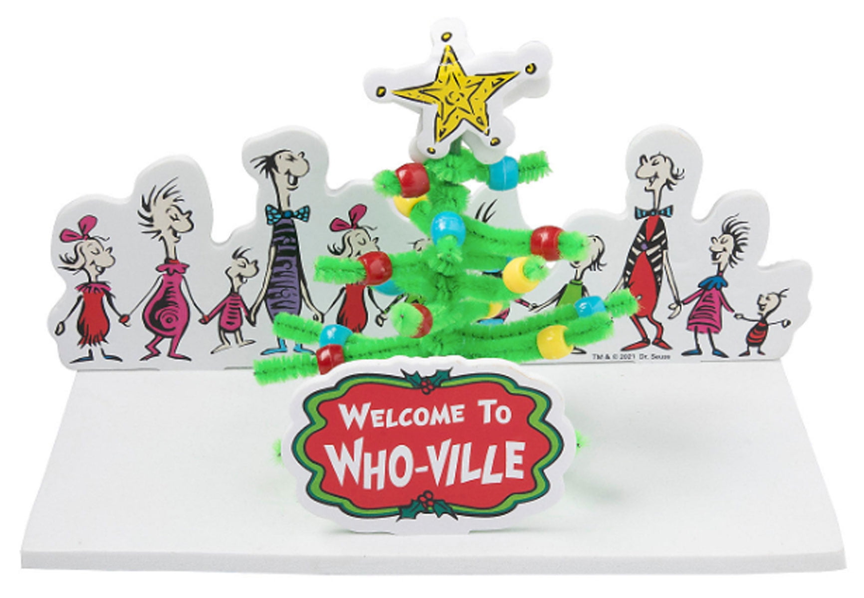 Dr Seuss The Grinch 3D Whoville Christmas Tree Replica Scene Craft dr-seuss-the-grinch-3d-whoville-christmas-tree-replica-scene-craft