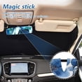 thumbnail image 5 of Floral Blueberries Flowers Car Windshield Sun Shade Foldable Front Window Shades Cover Sun Visor Shield Block, 5 of 6