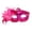 Style E, variant on Halloween Masquerade Mask Half Face Pink Lace Feather Rhinestone Decor 1 Pack for Women Halloween Costume Party Carnival Mardi Gras Prom Fancy Dress Themed Event Accessories