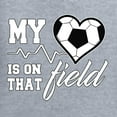 thumbnail image 2 of Wild Bobby, My Heart Is On That Soccer Field, Sports, Women Racerback Tank Top, Heather Grey, X-Large, 2 of 4