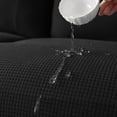 thumbnail image 4 of LAICAIW Housse de Chaise de Bureau Extensible Résistante à l'Eau Jacquard Extensible Housse de Chaise d'Ordinateur pour Chaises de Bureau TG Noir, 4 of 7