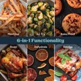 thumbnail image 4 of Ninja Crispi Pro 6-in-1 Glass Air Fryer, 6-Qt & 2.5-Qt Glass Containers with Lids, 6 Functions, Air Fry, Bake, Dishwasher Safe, AS101CY Cyberspace, 4 of 13