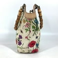 thumbnail image 4 of Pre-Owned GUCCI 140203 Flora Bamboo Floral Flower Bag Tote Handbag Canvas Women's... (Fair), 4 of 15
