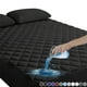 thumbnail image 2 of Amorosa Protector de Colchón Impermeable Transpirable, Ultra Suave Matrimonial Negro 135*190*45CM, 2 of 8
