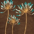 thumbnail image 3 of Lange, Erin 12x12 Black Modern Framed Museum Art Print Titled - Teal Bloom I, 3 of 5