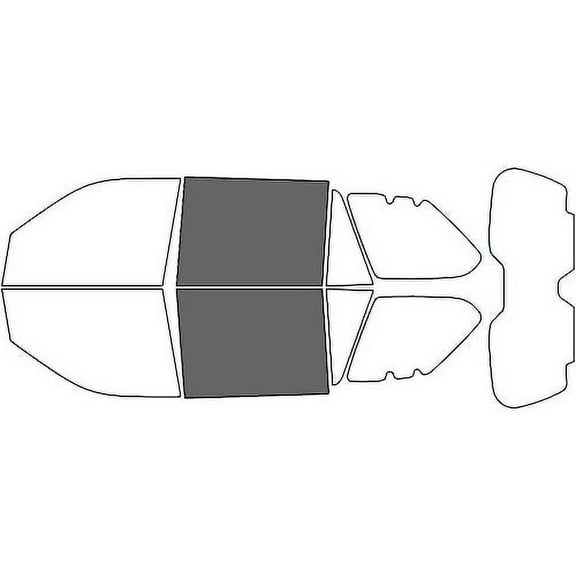 Rvinyl Window Tint Kit Compatible with Toyota Sequoia 2023-2025 - Back Precut Kit - 35%