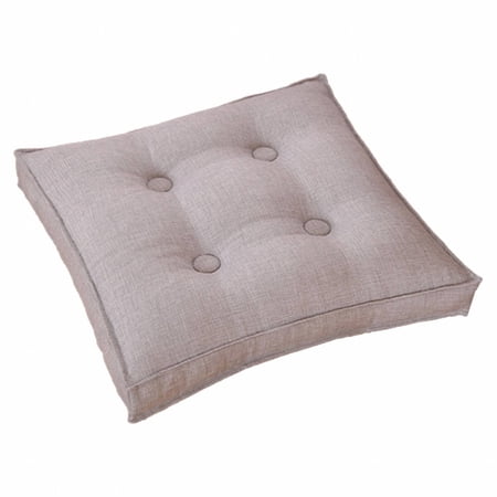 RLESO 2026 New Floor Cushion Excellent Comfort Support Seat Pads for Dining Chairs Convenient Storage Outside Seat Pads for Living Room Bedroom Office Silver Gray 40X40Cm