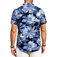 thumbnail image 7 of HAJWOH 2026 Hawaiian Shirt for Men Casual Button Down Short Sleeve Summer Beach Shirts Loose Fit Floral Print Tropical Tops, 7 of 7