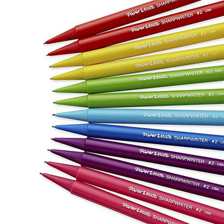 Paper Mate SharpWriter Mechanical Pencils, 0.7 mm HB #2 Lead, Fun Assorted  Color Barrels, 12 Count - DroneUp Delivery