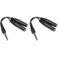 thumbnail image 1 of Cable Y Hosa YPP111 1/4 TS a Dual 1/4 TSF (paquete de 2), 1 of 2