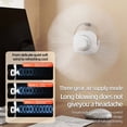 thumbnail image 4 of Portable Ceiling Fan Mini USB Camping Tent Fans Light with Remote Operated 4 Adjustable Wind Speeds for Outdoor Dorm, Tent Fan, Outdoor Cooling, Dorm Room Essentials, Compact Design, Lightweight Fan, 4 of 7