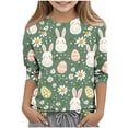thumbnail image 1 of Eres Más Que una Camisa de Puntuación de Prueba Linda Impresión de Pascua 3/4 Manga Cuello Redondo para Niños, Camisas de Manga Larga de Niños Suaves Tamaño 12-14 Juventud para el Ocio Diario, 1 of 6