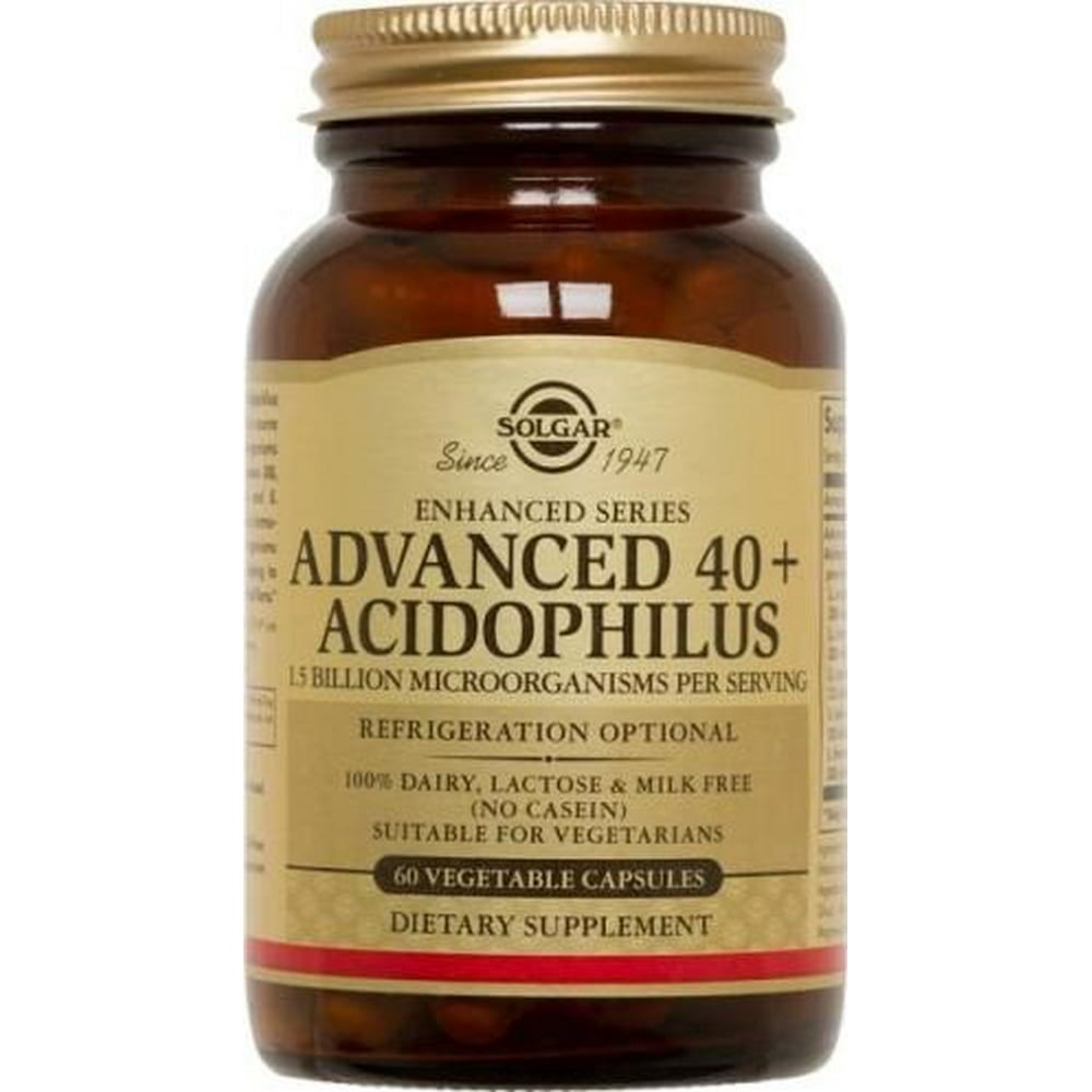 Solgar Probiotics Advanced 40 plus Acidophilus 1.5 billion