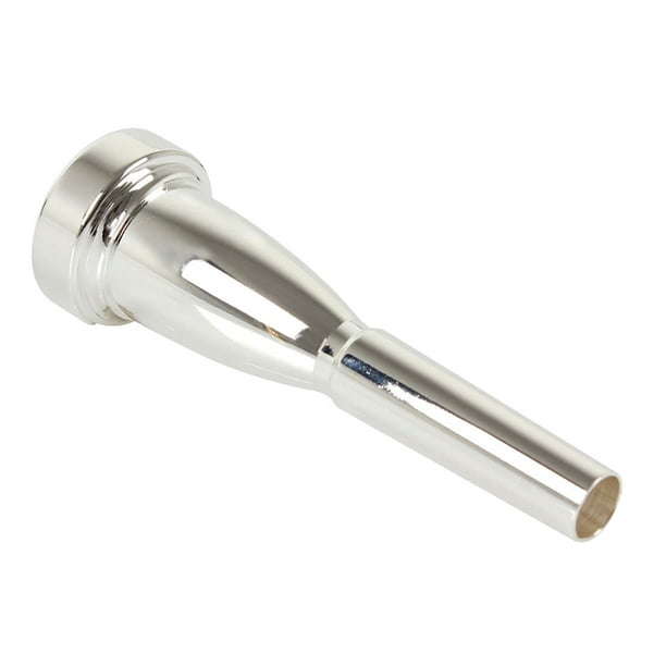 Ustyle For Bach 3C Trumpet Mouthpiece Copper Alloy Mouthpiece silver 