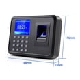 thumbnail image 4 of Fingerprint Time Attendance Machine Biometric Recorder Fingerprint Time Clock for Employees Business, 4 of 7