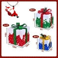 thumbnail image 4 of DAZLUTE Set of 3 Lighted Gift Boxes Christmas Decorations, Red Green and Blue Present Boxes, Christmas Home Tree, Yard Gift Box Decor, 4 of 6