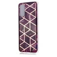 thumbnail image 2 of Galaxy S20 5G Cases, Allytech Ultra Slim Silicone TPU with Marble Pattern Drop Proof Full Protection Bumper Scratch Resistant Back TPU Cover Case for Samsung Galaxy S20 6.2",Purple Marble, 2 of 5