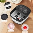 thumbnail image 4 of Masajeador Foot Spa Snailax con calor, plegable, 8 rodillos, 4 of 8