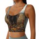 thumbnail image 2 of Fotbe Grassland Sunflower Cow Sujetador Deportivo Largo sin Aros para Mujer con Almohadillas y Soporte Medio, Transpirable y Absorbente, Camiseta Tipo Chaleco o Tank Top-X-Large, 2 of 8
