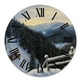 thumbnail image 2 of Designart 1 in Traditional Wall Clock, 2 of 5