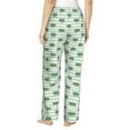 thumbnail image 3 of Naloa Cute Crocodile Print Women’s Ultra-Soft Comfy Pajama Lounge Pants with Pockets & Drawstring, 3 of 8