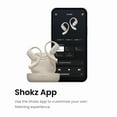 thumbnail image 5 of Shokz OpenFit - Open-Ear True Wireless Bluetooth Headphones with Microphone, Earbuds with Earhooks, Sweat Resistant, Fast Charging, 28HRS Playtime, Beige, 5 of 9